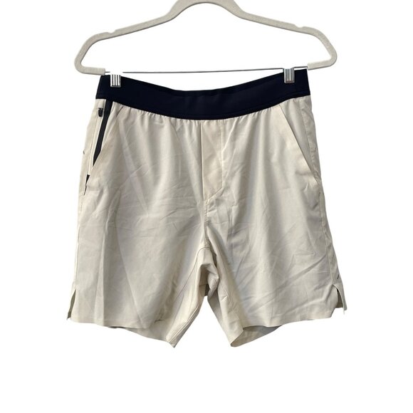 Ten Thousand Interval Short Size Small Pull On Drawstring Waist Ivory Active - Picture 1 of 6